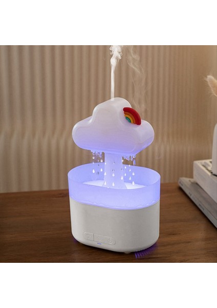 Yağmur Bulutu Hava Nemlendiricisi Elektrik Aromaterapi Esansiyel Yağı Difüzör Rahat Yağmur Yağmur Damla Gece Lambası Us Fiş (Yurt Dışından) modelleri