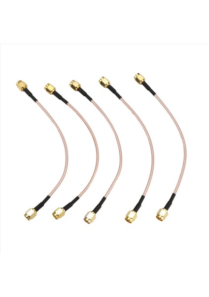5pcs Sma Erkek - Sma Erkek Fiş Jack Rf Konnektör Pigtail Uzatma Kablosu RG316 Koax Jumper Kablo 15 cm (Yurt Dışından)