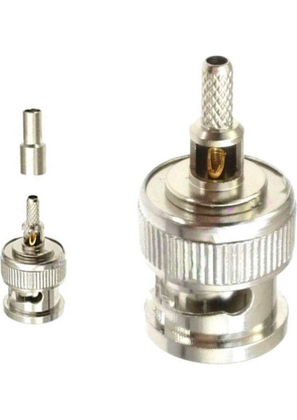 10 Pcs Bnc Erkek Fiş Penceresi RG174 RG316 RG179 Kablo Adaptörü 50 Ohm Için Düz Kıvrım (Yurt Dışından)