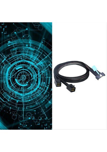 Mcıo 8ı Ila 2 x Sff 8643 Kablo Pcıe Gen5 Mcıo 8x - Mını Sas Hd Sff 8643 Sunucu Veri Merkezi Için Hızlı Kablo 0.5m (Yurt Dışından) indirimleri
