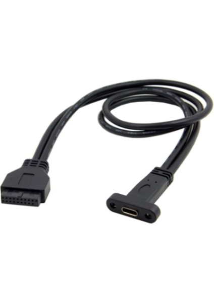 Tek Bağlantı Noktası USB 3.1 Tip C Usb-C Dişi-Usb 3.0 Anakart 19PIN Başlık Kablosu 50CM (Yurt Dışından) indirimleri