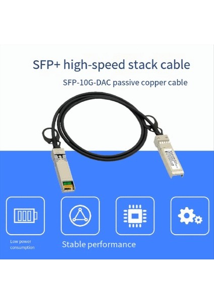 10G Sfp+ Dac Kablosu, Doğrudan Bakır Pasif Kablo, Cisco, Mikrotik, Netgear, Zyxel Switch Için 3 Metrelik Çalışıyor (Yurt Dışından) fiyatları