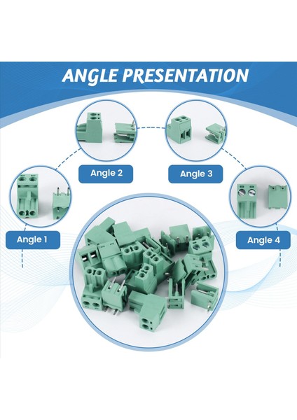 10 Pcs 5.08MM Pitch 2pin Eklenti Vidalı Pcb Terminal Bloğu Konektörü Sağ Açısı (Yurt Dışından) indirimleri