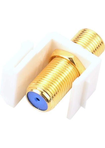 10 Pack Rg6 Keystone Jack Ekleme, Koaksiyel Kablo Konektörü F-Tipi Rg6 Duvar Plakası ve Yama Paneli Için Keystone Konektörleri (Yurt Dışından) modelleri