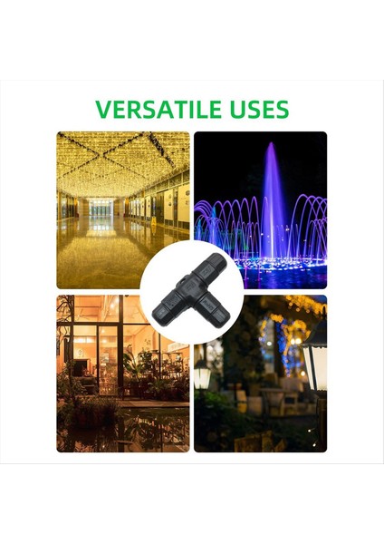 Zsj M20 LP68 Su Geçirmez Konektör T Şekli 3 Yollu 4 Çekirdek Bağlantı Kutusu Konektörü Dış Mekan Uzatma Kablosu Konnektörü 600V (Yurt Dışından) indirimleri