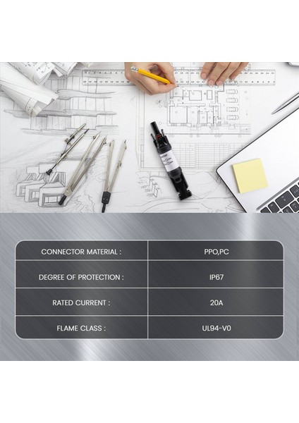 20A Sıralı Diyot Konnektörü IP67 Güneş Paneli Kablo Konektörleri (Yurt Dışından) fiyatları