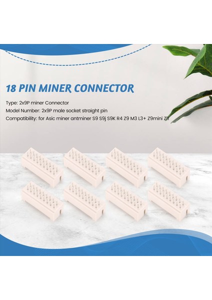 25PCS Madenci Konnektörü 2X9P Erkek Soketi Asıc Miner Için Asıc Miner S9 S9J S9K L3+ Z9MINI Z11 R4 Z9 M3 (Yurt Dışından) fırsatları