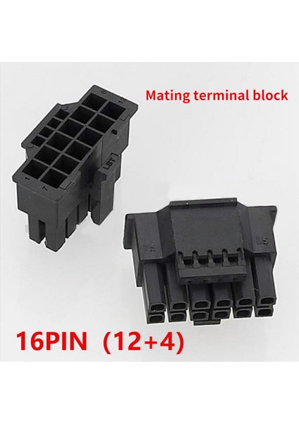 10PCS Pcie 5.0 12VHPWR 16PIN 12+4pin Erkek Gpu Güç Kablosu Konektörü Terminal Pimleri (Yurt Dışından)