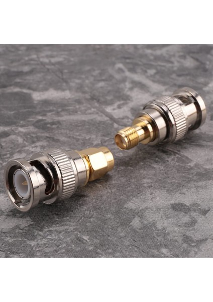 Sma-Bnc Kitleri 2 Set Rf Adaptör Konnektör Kitleri Sdr Ham Radyo Baofeng Uv-5r UV82 V-5r5 Iki Yolu Aldırılı Radyo B (Yurt Dışından) fırsatları