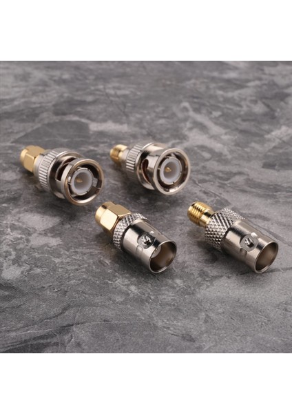 Sma-Bnc Kitleri 2 Set Rf Adaptör Konnektör Kitleri Sdr Ham Radyo Baofeng Uv-5r UV82 V-5r5 Iki Yolu Aldırılı Radyo B (Yurt Dışından) indirimleri