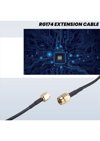 10M Sma Erkek-Sma Erkek M-M Konektör Rf Koaksiyel Pigtail RG174 Uzatma Kablosu Altın (Yurt Dışından) fırsatları