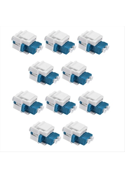 Lc Fiber Optik Adaptörü Lc - Lc Duplex Multımode 10GB F/f Duvar Plakaları Için Keystone Kuplörü, Yama Panelleri Amerikan (Yurt Dışından)