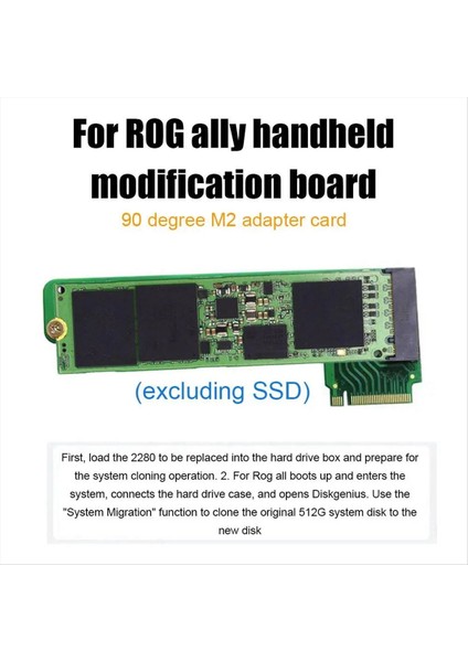 Asus Rog Ally M.2 Nvme Transfer Kartı 2280 Pcıe 4.0 Rog Ally Modifiye M2 Sabit Drive Oyun Aksesuarları (Yurt Dışından) fırsatları