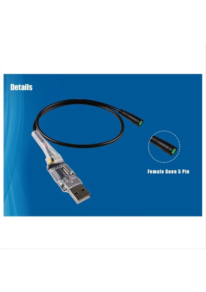 Bafang USB Için 8fun Bbs Bbs Bbshd Orta Drive Motor Programlı Kablo 5pin Elektrik Bisiklet (Yurt Dışından) modelleri