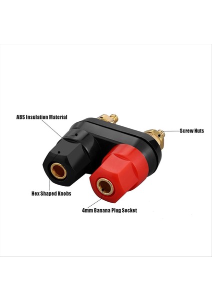 20PCS Muz Fiş Jakı Dişi Soket Bağlama Post Çift 4mm Muz Fiş Hoparlör Amplifikatör Terminali Için Konektör (Yurt Dışından) modelleri