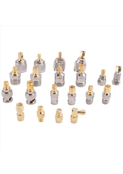 Sma - Sma Bnc N F Uhf Tip Tip Konnecters Kitler Rf Adaptör 20 Tip, Sma Dişi Ila F Erkek, Sma Dişi Ila F Kadın (Yurt Dışından)