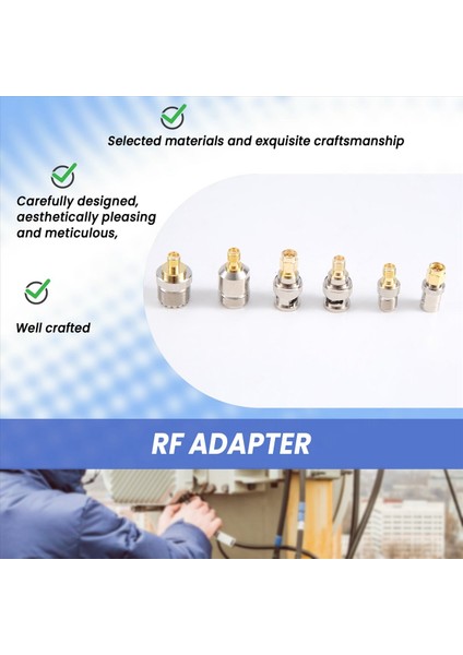 Sma - Sma Bnc N F Uhf Tip Tip Konnecters Kitler Rf Adaptör 20 Tip, Sma Dişi Ila F Erkek, Sma Dişi Ila F Kadın (Yurt Dışından) fırsatları