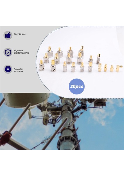 Sma - Sma Bnc N F Uhf Tip Tip Konnecters Kitler Rf Adaptör 20 Tip, Sma Dişi Ila F Erkek, Sma Dişi Ila F Kadın (Yurt Dışından) indirimleri