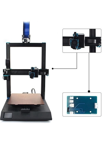 3D Yazıcı Aksesuarları Parçalar Sıcak Son Pcb Adaptör Kartı ve Topçu Sidewinder X1 3D Yazıcı Için 20 Pimli Kablo Kiti (Yurt Dışından)