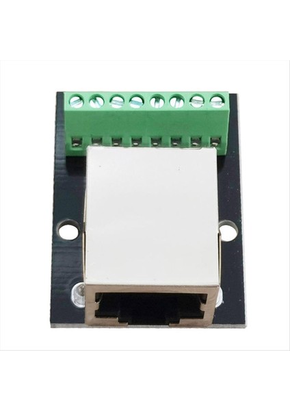 4pcs RJ45 Ethernet Dişi Soket Konnektörü Kırılma Kartı, 2.54MM Konektör Kartı Korumalı Ağ Adaptör Terminali (Yurt Dışından) indirimleri