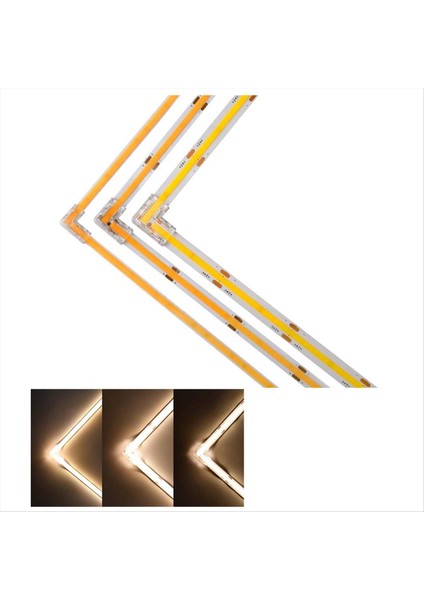 LED Işık Şerit Konnektörü Sağ Açılı Konektör Koçanı Rgb Işık Şeridi 90 Derece L Şeker 10MM (Yurt Dışından) modelleri