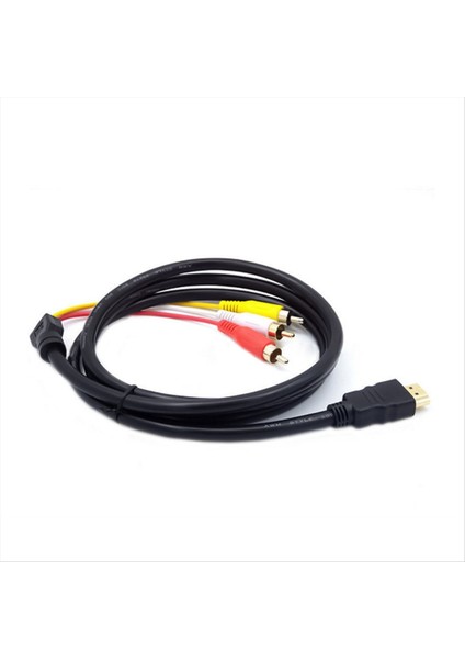 2 Arada Adaptör Kablosu HDMI ile Uyumlu Rca Scart Kablo Ses Konnektörü Erkek S-Video-Tv Rca Bağlantı Noktası Için 3 Rca Scart (Yurt Dışından) modelleri