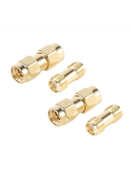 2 Pcs Sma Erkek To Sma Erkek Fiş+ 2 Pcs Sma Dişi To Sma Dişi Jack Rf Koaksiyel Adaptör Konnektörü (Yurt Dışından) modelleri