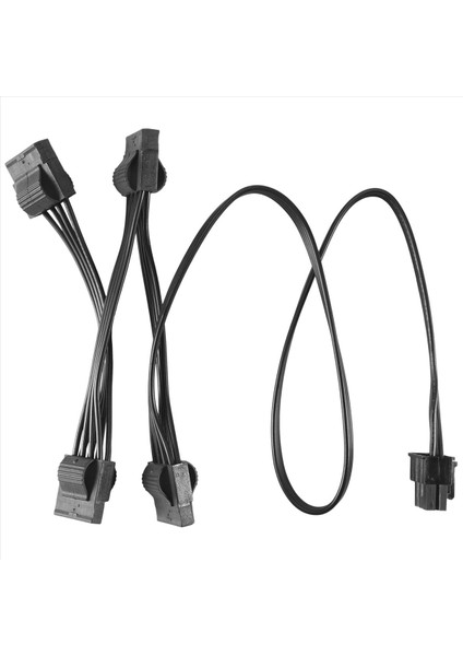 6pin Ila 4 Molex Modüler Güç Kaynağı Kablosu 6pin Ila 4 Ide Kablosu Corsair Için RM1000X RM850X RM750X RM650X RM550X Modüler (Yurt Dışından)