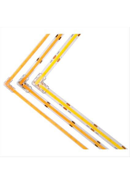 LED Işık Şerit Konnektörü Sağ Açılı Konektör Koçanı Rgb Işık Şeridi 90 Derece L Şeker 8mm (Yurt Dışından) fırsatları