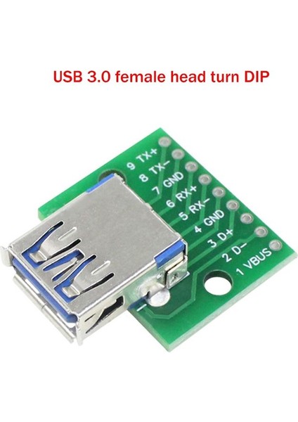 USB 3.0 Dişi Pin Test Kartı Daldırma USB 3.0 Dip Güç Adaptör Kartı Modülü USB 3.0 Adaptör Kartı Dönüştürücüsü (Yurt Dışından) modelleri