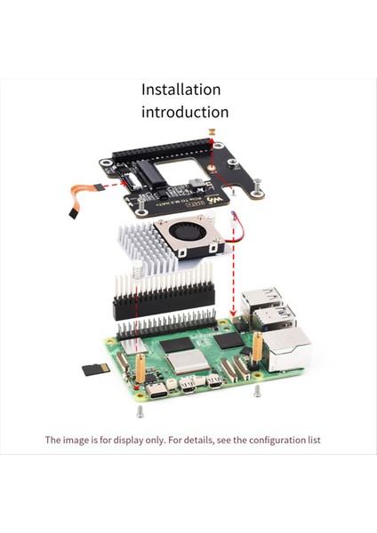 Raspberry Pi 5 Pcıe - M.2 Adaptör Kartı Nvme Protokolü M.2 Arayüz Sabit Disk Şapkası+ Isı Lavabolu Standart Modül (Yurt Dışından) modelleri