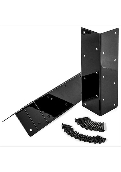 Bitkisel Ekici Bahçesi Için 20 Inç-24 Inç Yatak Için Ahşap Vidalı Yükseltilmiş Bahçe Yatak Köşesi Braketleri (4pcs) (Yurt Dışından)