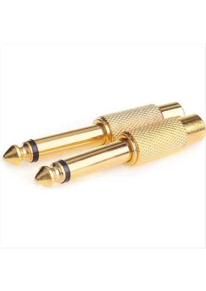 24PCS Rca Dişi 6.5mm Ila 6.35MM Ts Mono Fiş Ses Konnektörü Mono Fiş Erkek Ila Rca Dişi Konektörler Fiş (Yurt Dışından) fiyatları