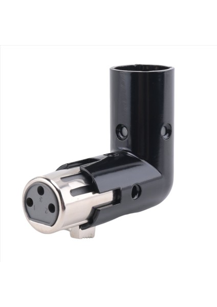 1 Adet Döndürülebilir Xlr Açı Adaptörü Çift Erkek ve Dişi L-Şekilli Konektör Metal Adaptörü 4 Ayarlanabilir Açı Konumuna Sahip (Yurt Dışından)
