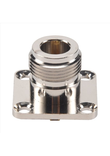 N Tip Kadın Jack Rf Coax Konnektörü 4 Delikli Panel Montaj Lehim Kupası, Gümüş (Yurt Dışından) fiyatları