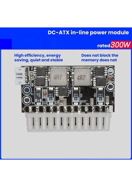 Güçlü 300W 12V Dc5.5x2.5mm Giriş Dc-Atx Psu Pıco Atx Switch Madencilik Psu 24PIN Mını Itx Dc Atx Pc Güç Kaynağı (Yurt Dışından) modelleri