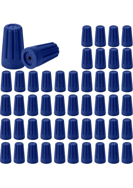 50PCS Su Geçirmez Tel Fındık, Sprinkler LED Manzara Işık Sulama Vanaları Için Dış Mekan Elektrik Tel Konektörleri Mavi (Yurt Dışından)