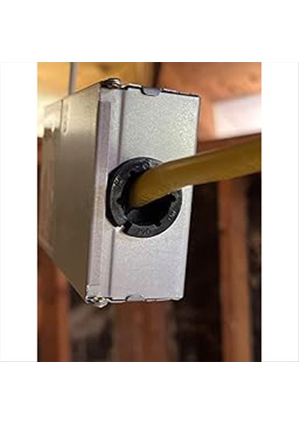 3/8-1/2in, Push-Fit Yığın Konnektörü Nm Kablo Konnektörü Elektrikli Kanal Takımı 1/2 Inç Nakavt Deliği, 120PCS, Siyah (Yurt Dışından) fiyatları