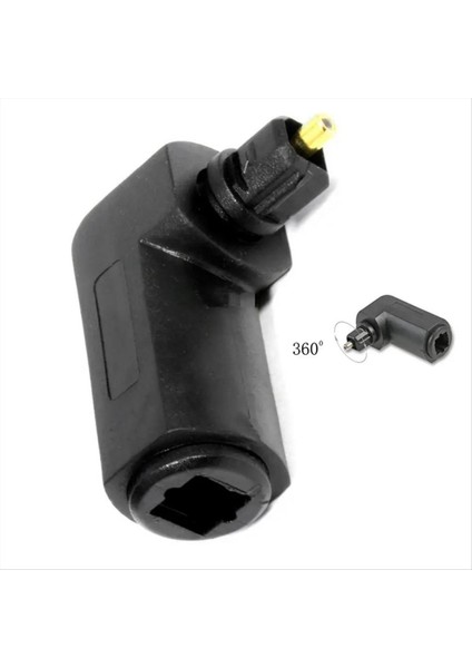 2pcs Dijital Ses Video Kabloları Dijital Optik 90 Derece Ses Kablo Adaptör Erkek - Kadın Sağ Açılı Toslink (Yurt Dışından) modelleri