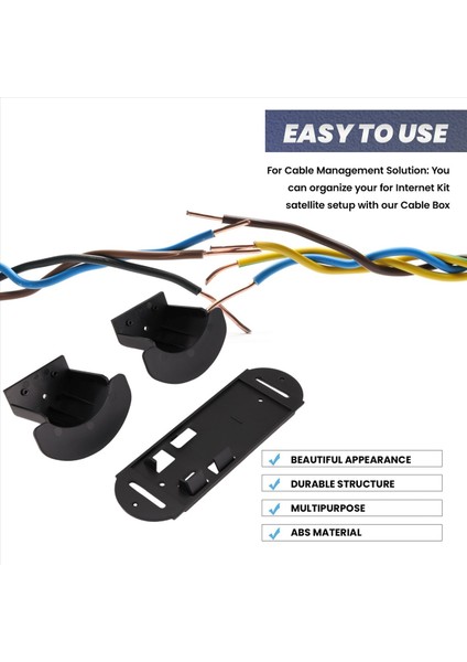 Starlink Kablo Yönetimi Aksesuarları Için Starlink Ethernet Kablo Kutusu Için Yeni Starlink Ethernet Adaptörleri (Yurt Dışından) fiyatları