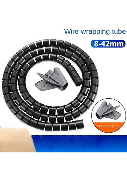 Esnek Spiral Kablo Organizer Depolama Hattı Koruyucu Yönetim Kablo Makarası Masaüstü Düzenli Kablo Aksesuarları (Yurt Dışından) modelleri