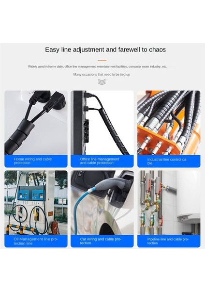Esnek Spiral Kablo Organizer Depolama Hattı Koruyucu Yönetim Kablo Makarası Masaüstü Düzenli Kablo Aksesuarları (Yurt Dışından) indirimleri