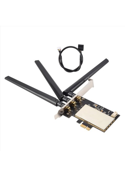 Broadcom Için BCM94360CSAX BCM943602CS BCM94331CSAX Wlan Masaüstü Pcı-E Dönüştürücü Adaptörü + Apple Wifi Kart Için Anten (Yurt Dışından) modelleri
