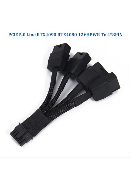 4X8PIN Ila 16PIN Pim Dişi Konnektör Pcı-E 5.0 12VHPWR RTX4090 RTX4080 18AWG Adaptör Kablosu (Yurt Dışından) fiyatları