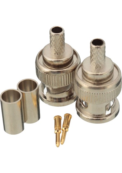 10 Set 3 Parçalı Bnc Erkek RG58 Fiş Kıvrım Konektörleri (Yurt Dışından) fırsatları