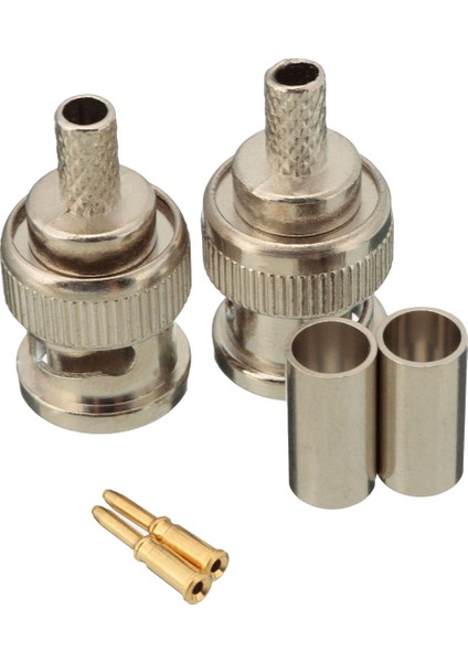 10 Set 3 Parçalı Bnc Erkek RG58 Fiş Kıvrım Konektörleri (Yurt Dışından) indirimleri