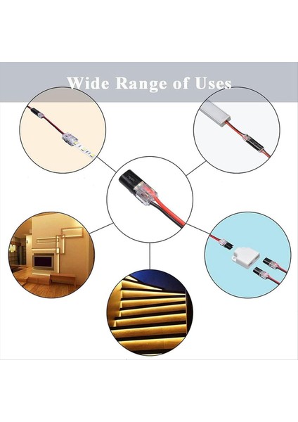 30 Pack Çift - Tel Eklenti Konnektörü, Takılabilir 2/3/4 Pin 3 Yolu LED Tel Konektörleri Düşük Voltajlı Tel Konektörler (Yurt Dışından) fiyatları