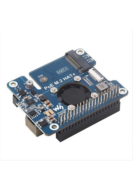 Raspberry Pi 5 Poe + Pcıe - M.2 Nvme SSD Tahtası Şapkası + Pı5 2242/2230 Ethernet Desteği Nvme M2 Protokolü Üzerinden Güç (Yurt Dışından)