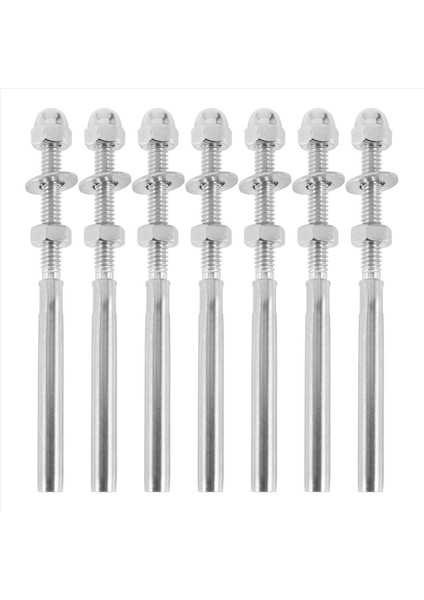 20 Pack Dişli Terminal Saplama Paslanmaz T316 Deniz Sınıfı Saplama Uç Takım Terminali 3/16 Inç Kablo Güverte Korkuluk El Swaj (Yurt Dışından) fiyatları