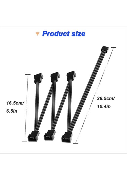4 Pin Cpu Pwm Fan Kablosu 1 Ila 3 Yolcu Siyah Kneçli Uzatma Kablosu Konektörü 3/4pwm Fan Uzatma Kabloları (Yurt Dışından) indirimleri